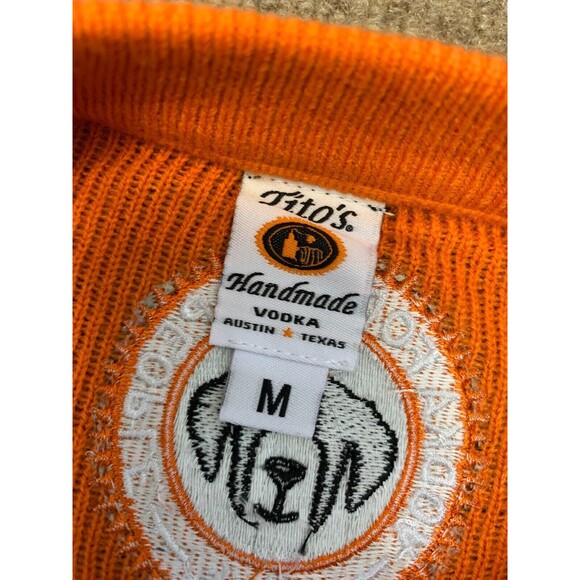 Titos Vodka Ugly Christmas Sweater Mens M Long Sleeve Crew Neck Holiday Knit - Picture 6 of 7